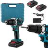 LLD Trapano avvitatore doppia batteria a litio 36V MAX + valigetta 24 accessori LLD