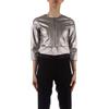 Liu Jo Jeans Giubbino da Donna Giacca Corta Grigia tg 40 -64 % W18262E0392