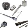 kit FRESA CAROTATRICE A TAZZA x MURO da 30mm A 160mm + ASTA DA 35 CM SDS PLUS