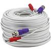 Swann Cavo coassiale BNC per telecamere di sicurezza CCTV, cavo di alimentazione audio video, certificato UL e resistente al fuoco, 60 m (60 metri), cavo BNC da 60 m (SWPRO - 60ULCBL)