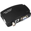 RCA Convertitore adattatore da Svideo rca s video a vga Composito av PC TELECAMERE