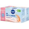 NIVEA Baby Soft & Cream Salviettine umidificate per bambini, per la pulizia delicata della pelle sensibile del bambino, salviette umidificate ipoallergeniche per bambini con olio di mandorle e