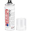 Edding 5200 Spray Permanente Lacca Trasparente, Transparente Opaco, 200 Ml, Vernice Acrilica Fissante Lucida, per Sigillare e Proteggere La Vernice, Smalto Acrilico Trasparente