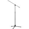 Konig & Meyer 27140-300-55 Asta microfonica a giraffa con gambe pieghevoli, Nero