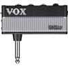 VOX - AMPLUG 3 US SILVER Mini Amplificatore Portatile Chitarra Elettrica,Suono Ispirato a Twin/Bandmaster,Effetti Tremolo/Chorus/Delay/Reverb, 2 Canali, Controlli Gain/Tone/Volume,Uscita Cuffie+Aux In