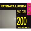 New Paper 200 FOGLI 350GR A3+ CARTA PATINATA LUCIDA STAMPANTI LASER CARPETTE A3 PLUS 32X44