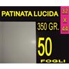New Paper 50 FOGLI 350GR A3+ A3 PLUS 32X44 CARTA PATINATA LUCIDA STAMPANTI LASER COPERTINE