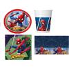 decorata party KIT COORDINATO SPIDERMAN COMPLEANNO FESTA BICCHIERI TOVAGLIOLI PIATTI BICCHIERI