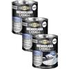 Bostik Membrana Liquida Rivestimento Polimerico impermeabilizzante elastico Bianco Latta 1kg (Confezione da 3)