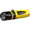 Ledlenser EX7 Robusta Torcia Tascabile LED per l'Officina, Uso con 3 batterie AA, protetta Contro Le esplosioni, Zona Ex 0/20, 200 lm, Impermeabile IP68, Portata Luminosa di 120m, Flashlight