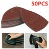 50x fogli abrasivi dischi carta vetrata per Bosch Psm 100A Detail Palm Sander