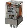 FINDER RELE INDUSTRIALE INNESTO ZOCCOLO FINDER 60128012 12V AC OCTAL 10 A PULSANTE TEST
