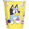 Rainbow 8 BICCHIERI CARTA BLUEY 200ML FESTA PARTY COMPLEANNO