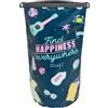 Mr. Wonderful Borsa stagna-Find Happiness Everywhere, Unisex-Adulto, Multicolore, estandar