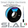 sedea Cavo antenna TV nero da 6.8mm in matassa da 100 metri tripla schermatura PE