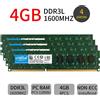 Crucial 16GB 4x 4GB PC3L-12800U DDR3L 1600Mhz CT51264BD160B.C16FKD PC Memoria IT