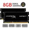 Kingston HyperX Impact 16GB 8GB 4GB DDR3L 1600MHz PC3L-12800S Laptop Memoria IT