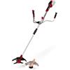 Einhell Decespugliatore senza fili Power X-Change 36V - Potente tagliaerba con lame in metallo - Decespugliatore a batteria AGILLO 36/255 Solo (batteria non inclusa), 16 x 113 x 35 cm, rosso/nero