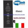 BATTERIA RICAMBIO sostitutiva per iPhone 5 capacità 1440 mAh Con Chip Originale