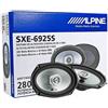 Alpine Evotuning Alpine SXE-6925S Casse Altoparlanti Auto Ovali 6x9" Coassiali 2 Vie 280W+Griglie