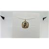 CIONDOLO MEDAGLIA SEGNO ZODIACALE ACQUARIO IN ORO GIALLO 18KT 750 1,05 GRAMMI