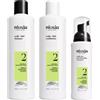 Nioxin kit sistema 2 300ML Shampoo Conditioner Lozione TRATTAMENTO ANTICADUTA