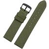 Cinturino orologio nylon 18-19-20-21-22-23-24mm verde nero blu per Tissot Omega