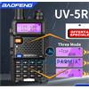 Baofeng RICETRASMITTENTE BAOFENG UV-5R VHF/UHF DUAL BAND PMR RADIO VHF 144-146 MHz