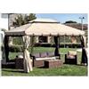 A.C. TOP TELI ZANZARIERA DI RICAMBIO GAZEBO 3X4 MT ADVENTURE COLORE POLIESTERE