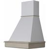 Cappe rustiche XS Cappa 60 cucina rustica legno frassino SENZA MOTORE fascia grezzo CL60-FGBSM