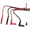 Chauvin Arnoux - Cavi di misura con connettore dritto e ad angolo retto da 4 mm, in PVC, 1,5 m