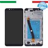 DISPLAY LCD CON FRAME TOUCH SCREEN VETRO HUAWEI HONOR 7X NERO BND-L21 TL10 AL10