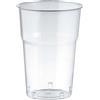 ISAP Bicchieri Plastica Kristal Trasparenti 390 cc 50 pz per Cocktail e Bevande Isap