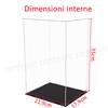 Odoria Teca Plexiglass Grande Vetrina Acrilico Espositore per Action Figure Modellino