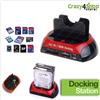DOCKING STATION ALL IN 1 HARD DISK SATA IDE 3,5" 2,5 LETTORE HDD BOX CASE USB SD