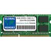 Global Memory 4GB DDR3 1066MHz PC3-8500 204-PIN Memoria Sodimm RAM per Apple Intel Laptop / Pz