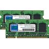 Global Memory 512MB (2 X 256MB) DDR2 400/533/667MHz 200-PIN Memoria Sodimm Kit Per Portatili