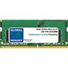 Global Memory 8GB (1 X 8GB) DDR4 2933MHz PC4-23400 260-PIN Memoria Sodimm Per Laptop/Notebook