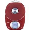 JATA HOGAR HBAL1207 - Bilancia da cucina digitale fino a 5 kg. Alta precisione. Funzione tara. Indicatore di sovrappeso e batteria scarica. Dimensioni: 15 x 21,5 x 4,5 cm