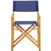 vidaXL AX Sedia Regista 55x56x88cm Camping Pieghevoli Spiaggia Campeggio Legno 0K 45952