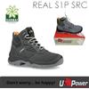 U-POWER UPOWER SCARPE DA LAVORO ANTINFORTUNISTICHE ALTA SCAMOSCIATA S1P SRC MOD. REAL