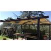 tendaggimania Telo Copertura Onda Gazebo Pergola PVC Oscurante 100% Resistente -Peso 750gr/mq