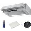 FABER cappa cucina lg 152 60 + filtro carboni + ricambio +6 coltelli KFAB15260+F