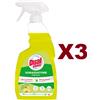 DUAL POWER 3 PZ DUAL POWER SGRASSATORE LIMONE ULTRA POTENTE SPRAY 750ML SENZA ALONI
