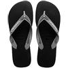 Havaianas Power Light Solid Uomo FlipFlop Black/Steel Grey 39 EU