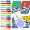BONNYCO Penna Invisibile e Taccuino, 16 Pezzi Super Eroi Gadget Compleanno Bambini. Regalini Fine Festa Compleanno, Regalino Fine Festa. Giocattoli Pignatta, Gadget Bambini Supereroi Scuola Bomboniere