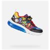 Geox Sneakers elastici e strappo Geox Ciberdron Marvel Avengers Bambino luci SCONTO
