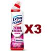LYSOFORM 3 PZ LYSOFORM WC GEL PINK ZERO CALCARE DISINCROSTANTE 750ML