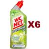 WC NET 6 PZ WC NET PROFUMOSO GEL LIME FRESH ANTI ODOR SYSTEM IGIENIZZANTE 700ML