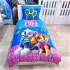 Paw Patrol Skye Set Letto Singolo Copripiumino Federa Flanella Pile di Corallo